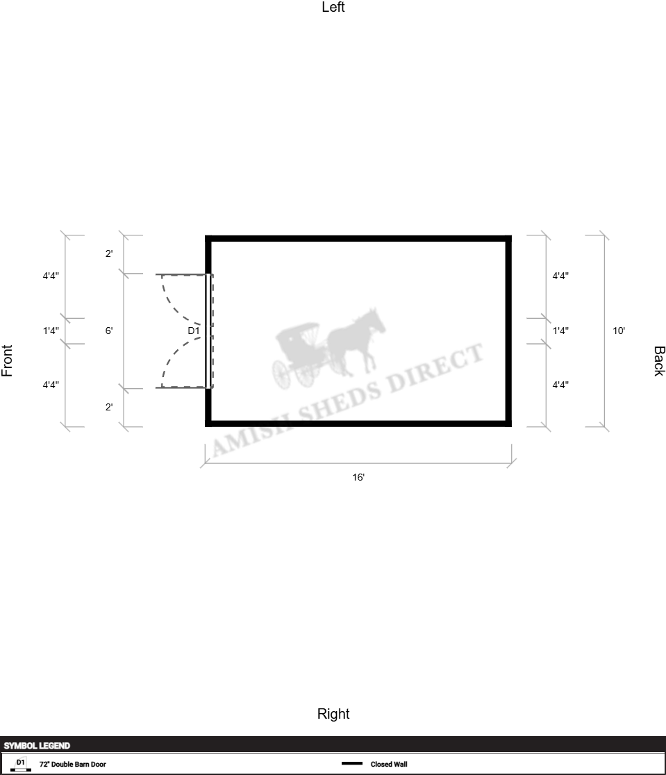 Amish Shed 10x16 - Image 2