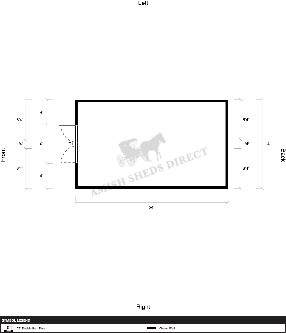 Amish Shed 14x24 - Image 2