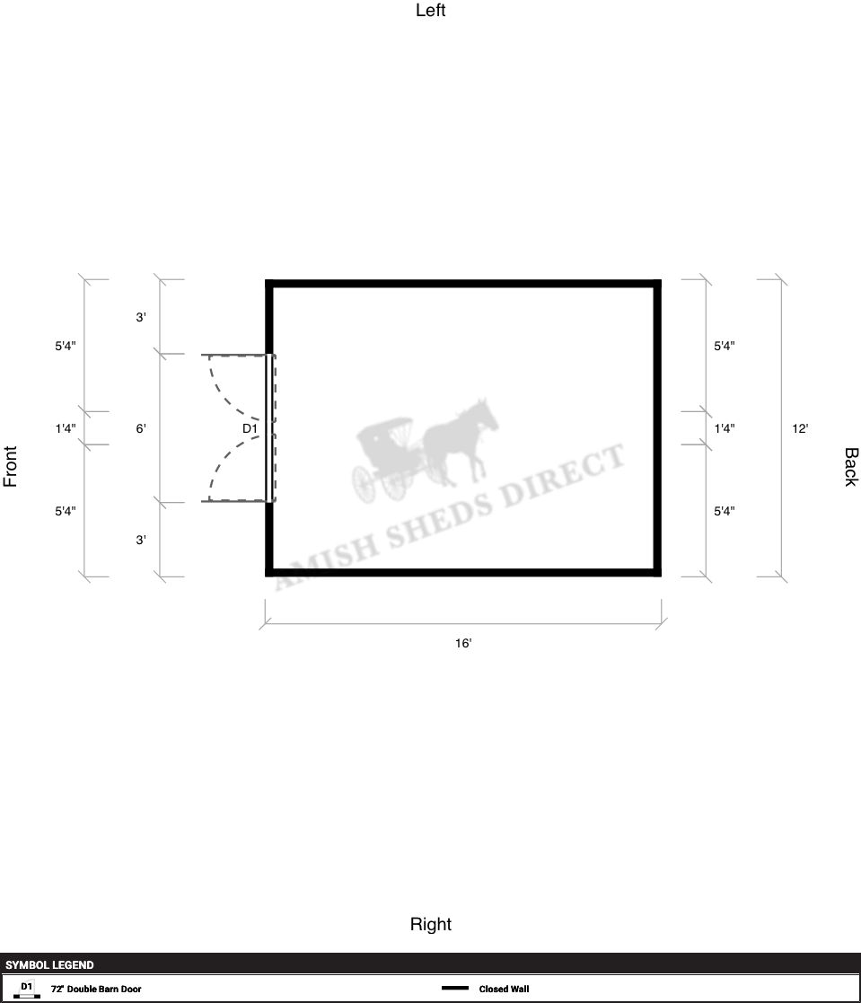 Amish Shed 12x16 - Image 2