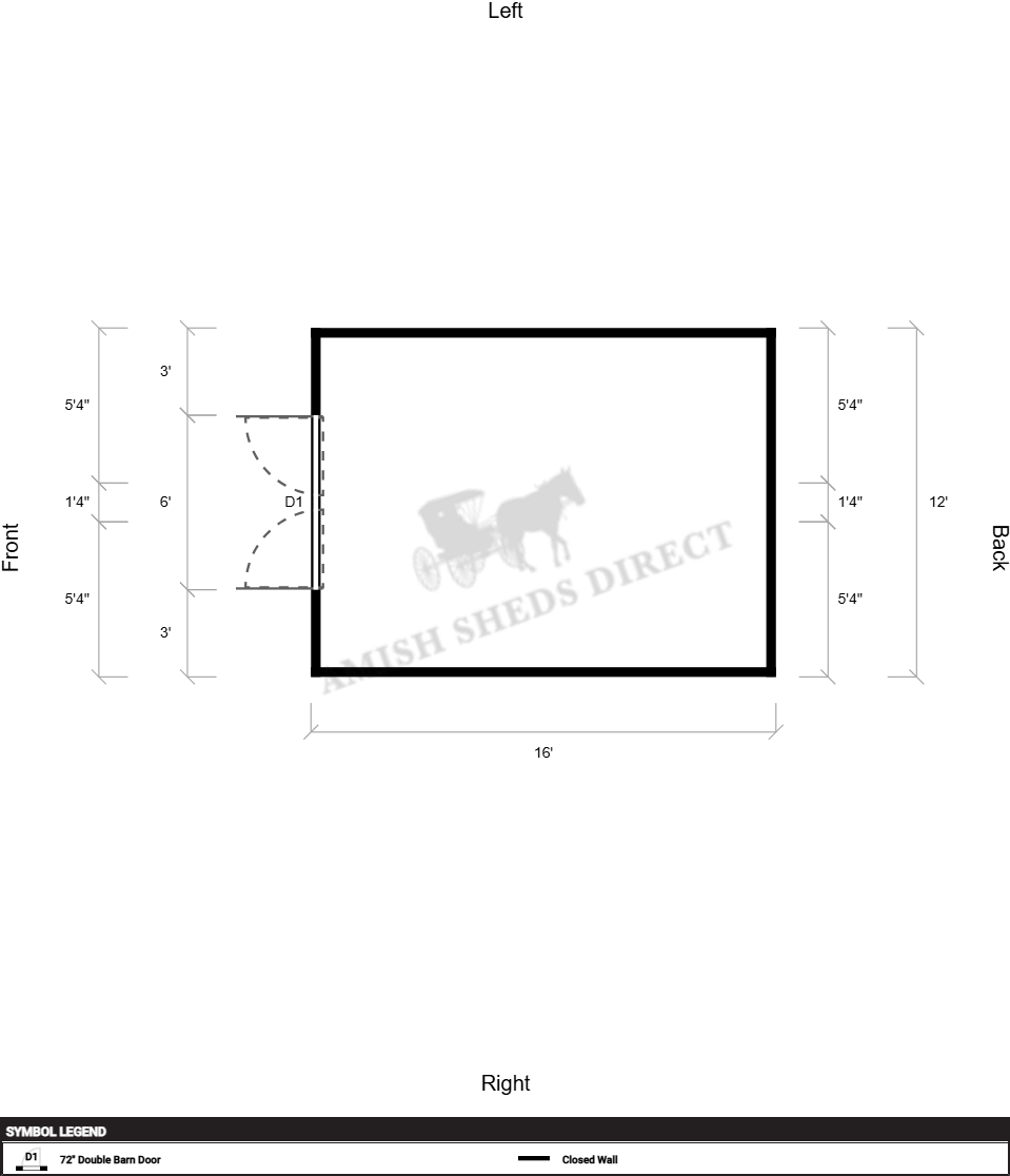 Amish Shed 12x16 - Image 2