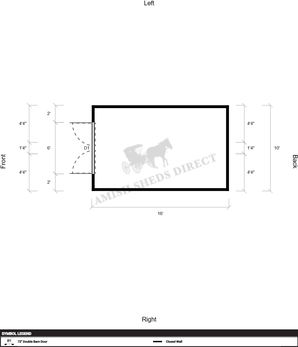 Amish Shed 10x16 - Image 2