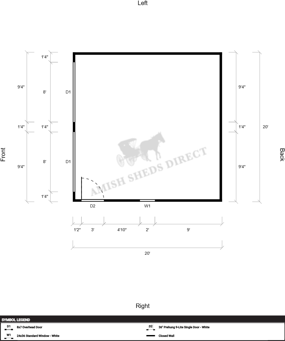 Large On-Site Build A-Frame 20x20 - Image 2