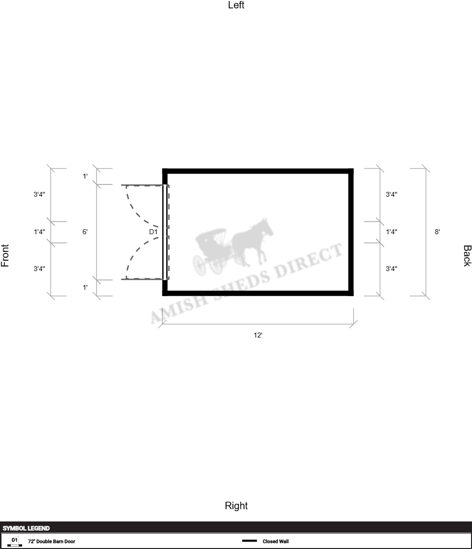 Amish Shed 8x12 - Image 2