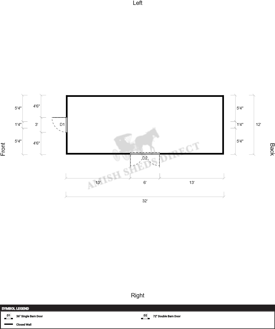 Amish Shed 12x32 - Image 2