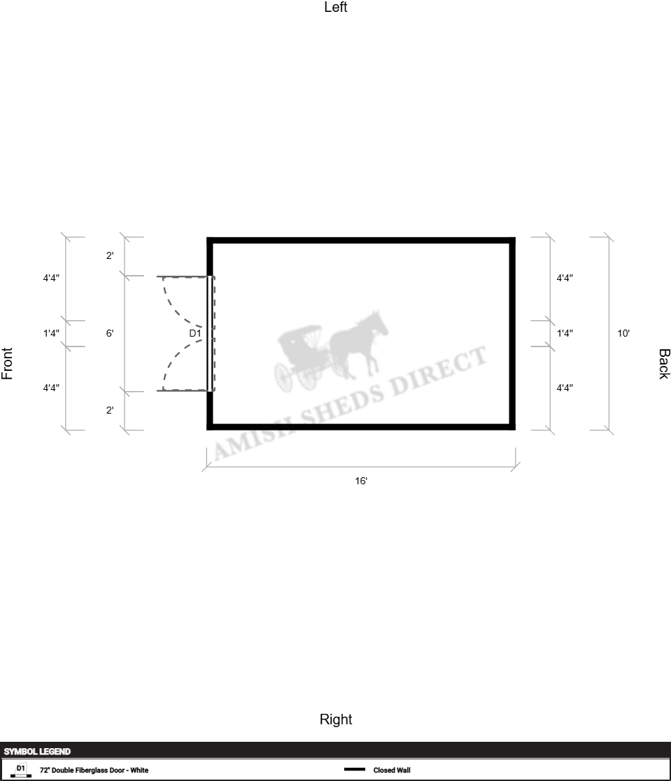 Amish Shed 10x16 - Image 2