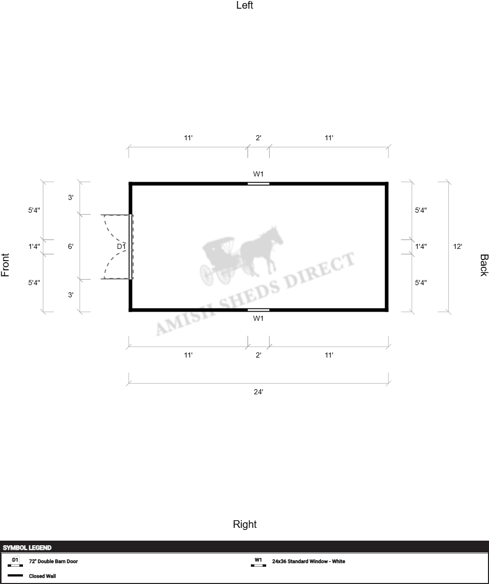 Amish Shed 12x24 - Image 2