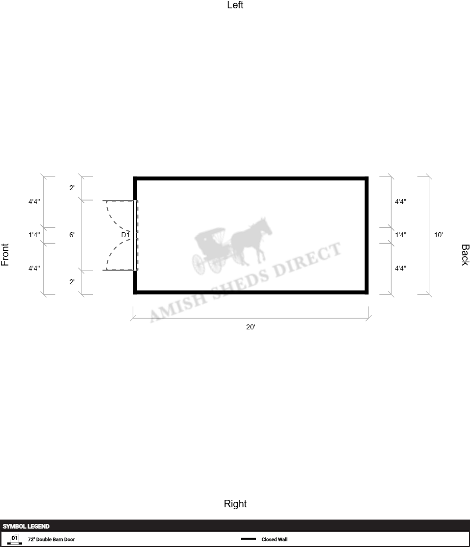 Amish Shed 10x20 - Image 2