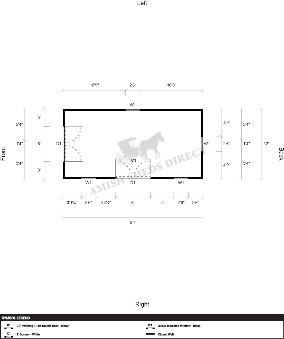 Amish Shed 12x24 - Image 2