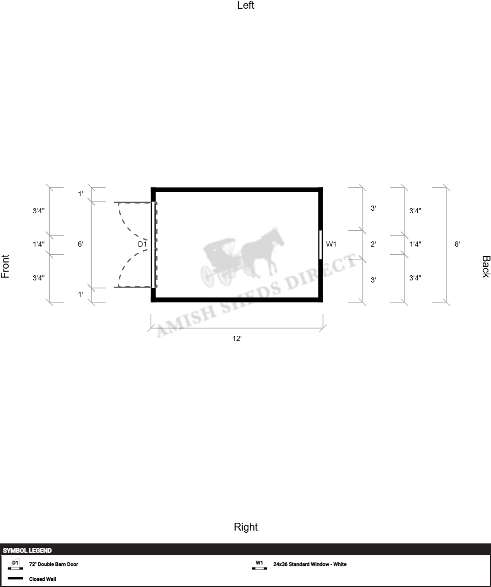 Amish Shed 8x12 - Image 2