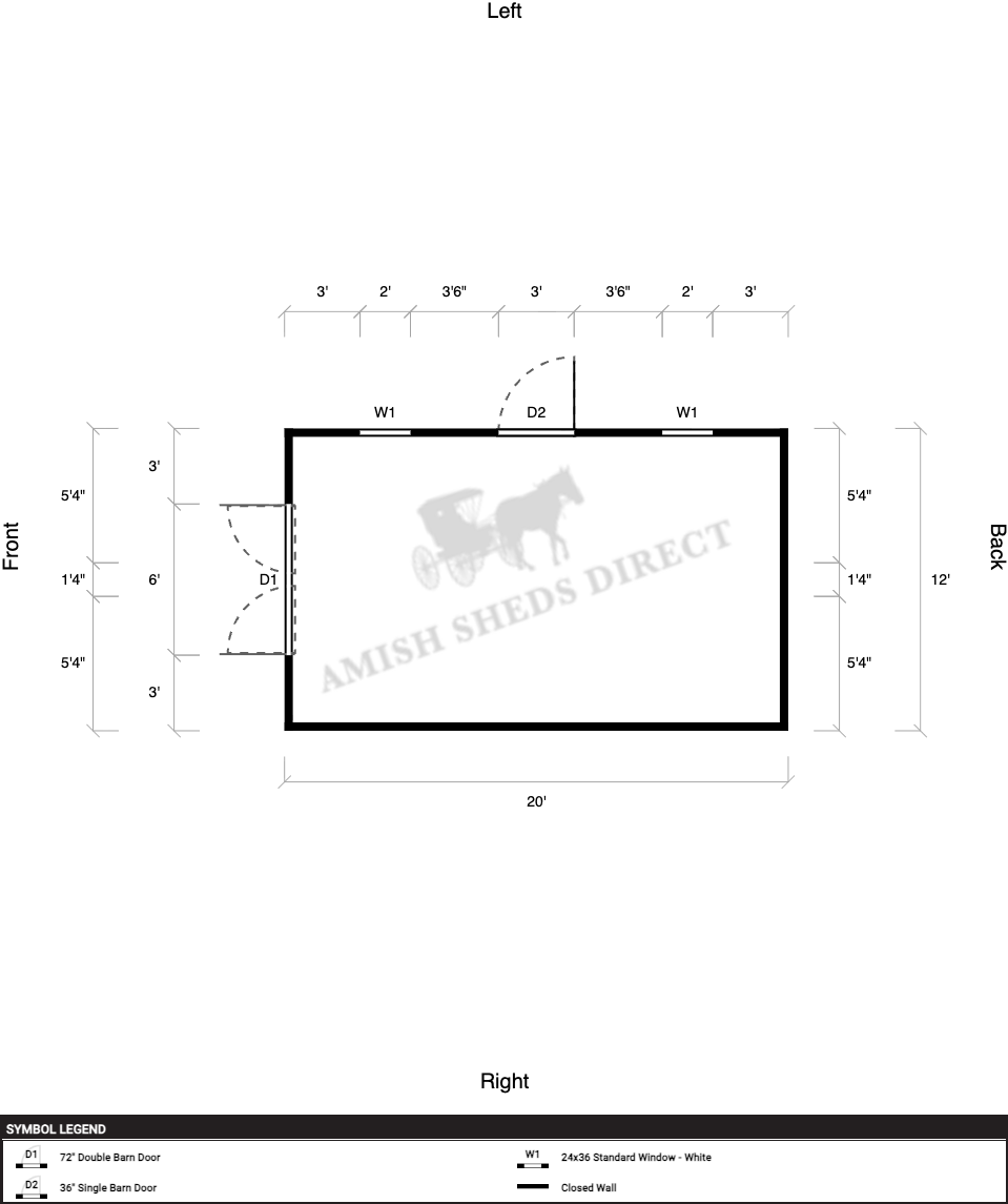 Amish Shed 12x20 - Image 2