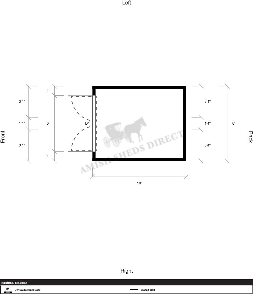 Amish Shed 8x10 - Image 2