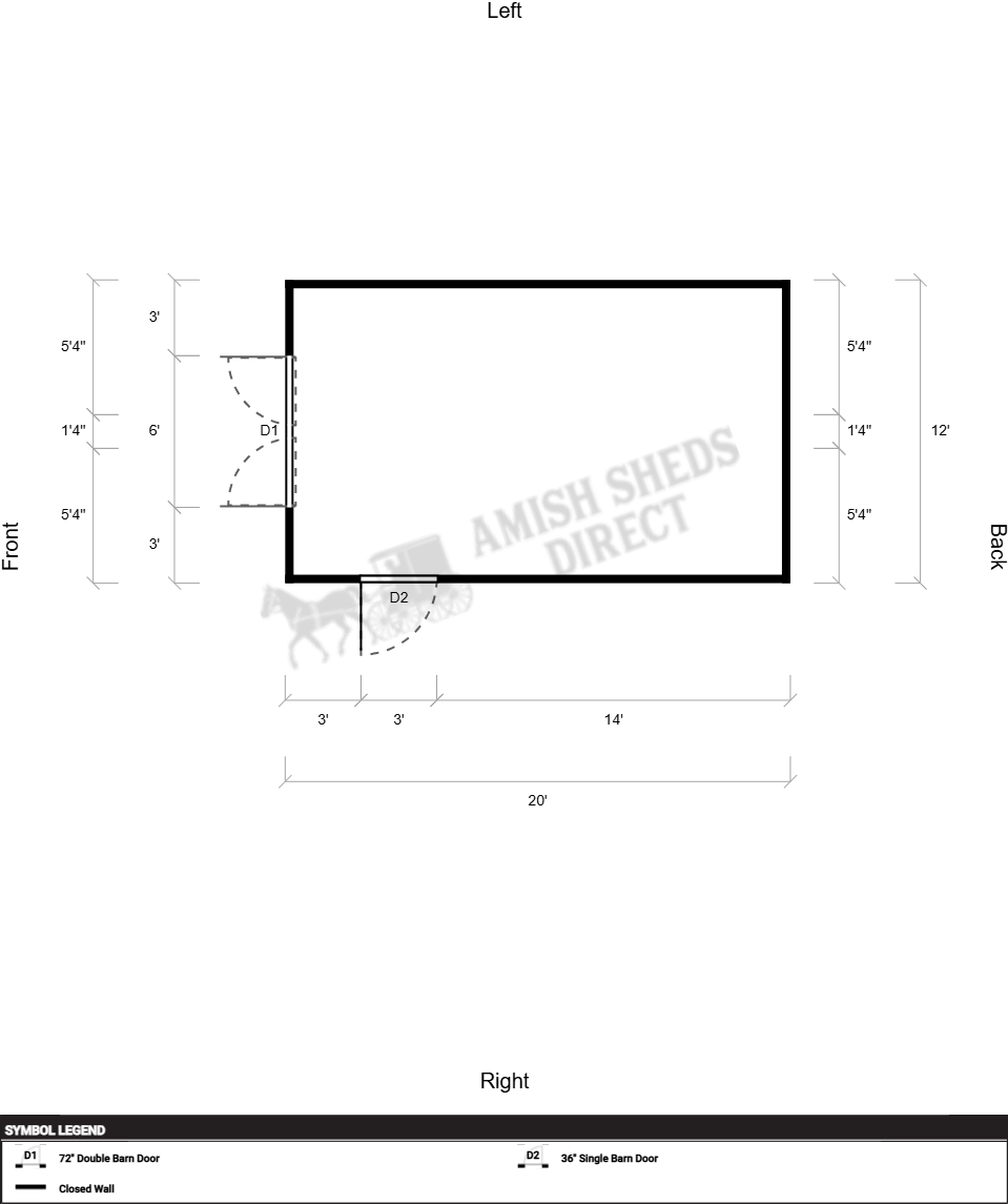 Amish Shed 12x20 - Image 2