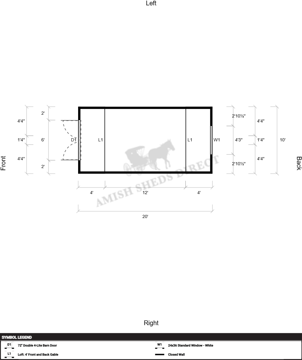 Amish Barn 10x20 - Image 2