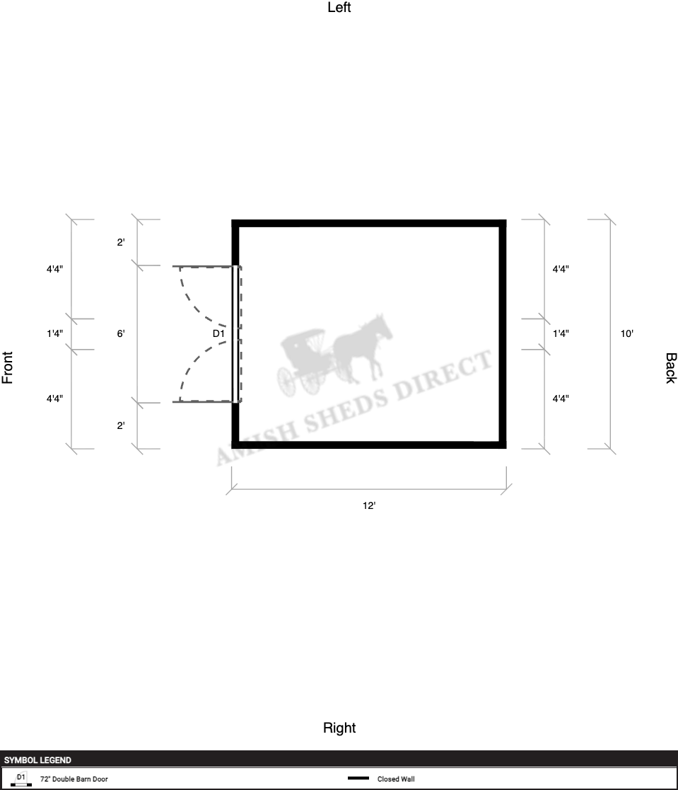 Amish Shed 10x12 - Image 2