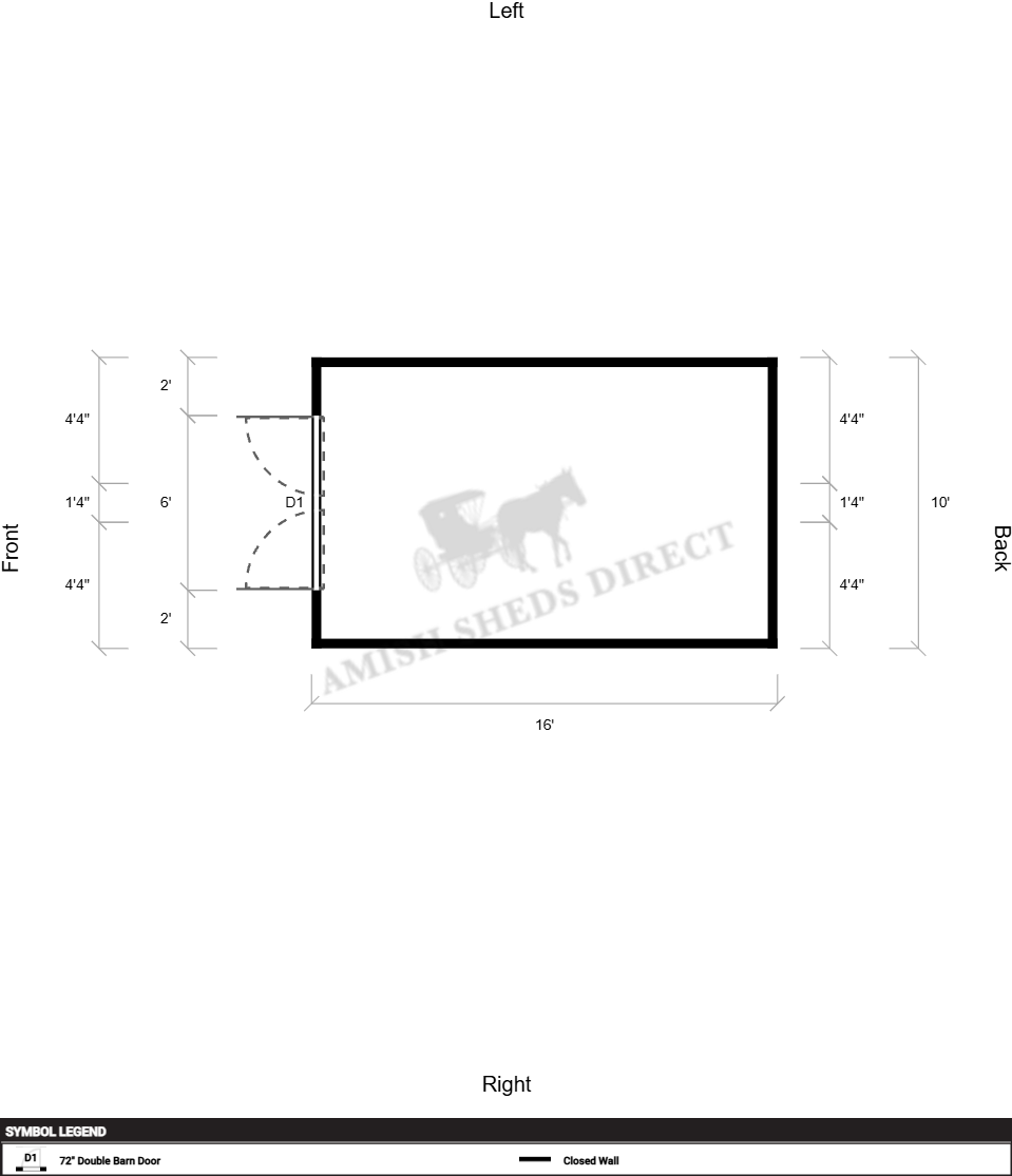 Amish Shed 10x16 - Image 2