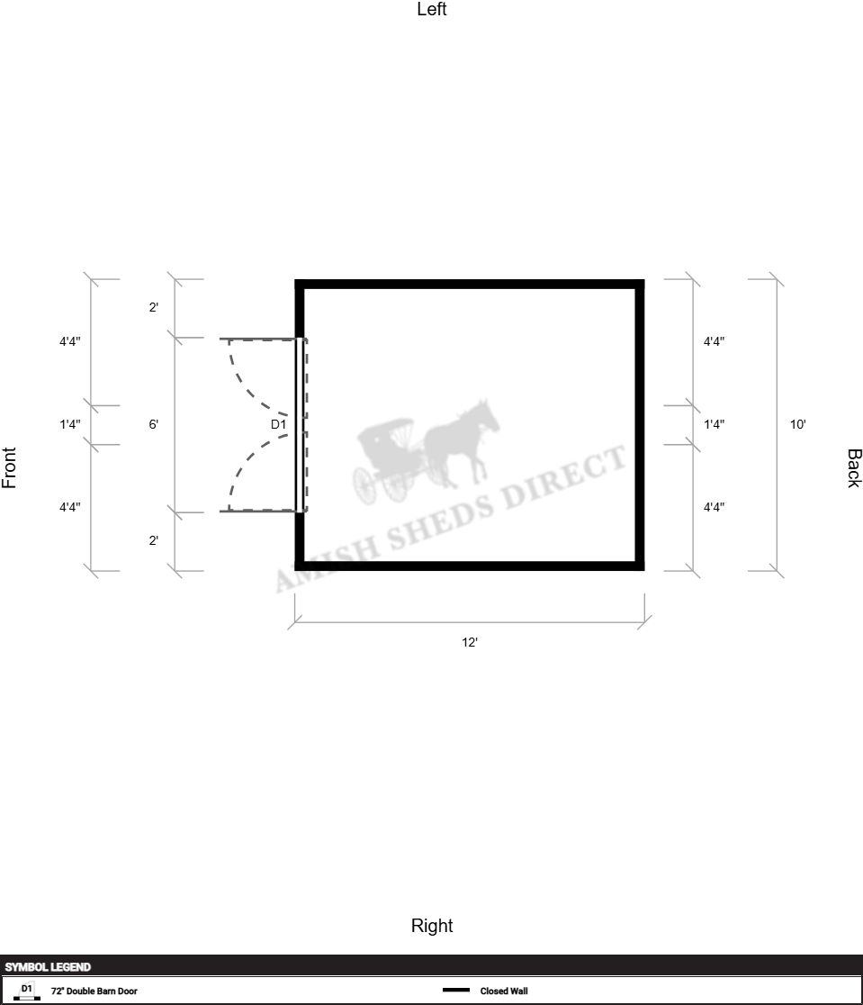 Amish Barn 10x12 - Image 2