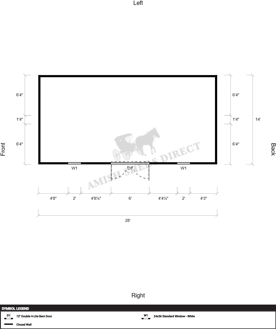 Amish Shed 14x28 - Image 2