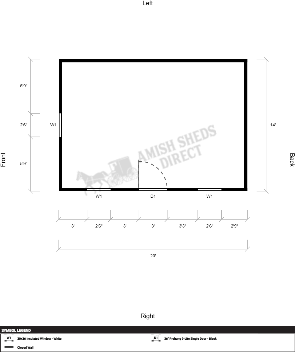 2 Story Barn (Build On-Site) (Build On-Site) 14x20 - Image 2