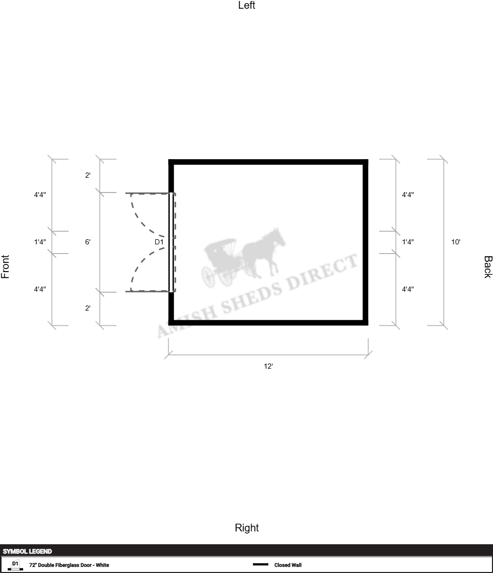 Amish Shed 10x12 - Image 2