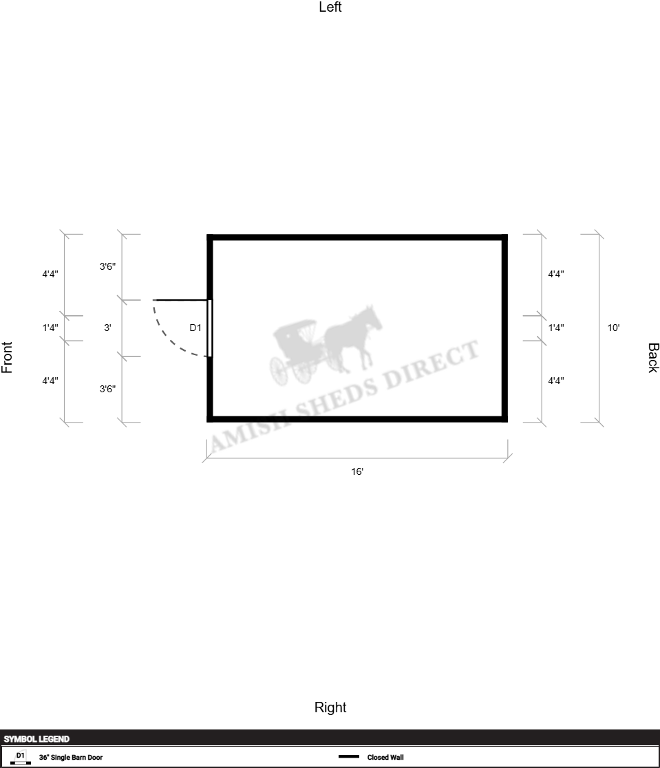 Amish Shed 10x16 - Image 2