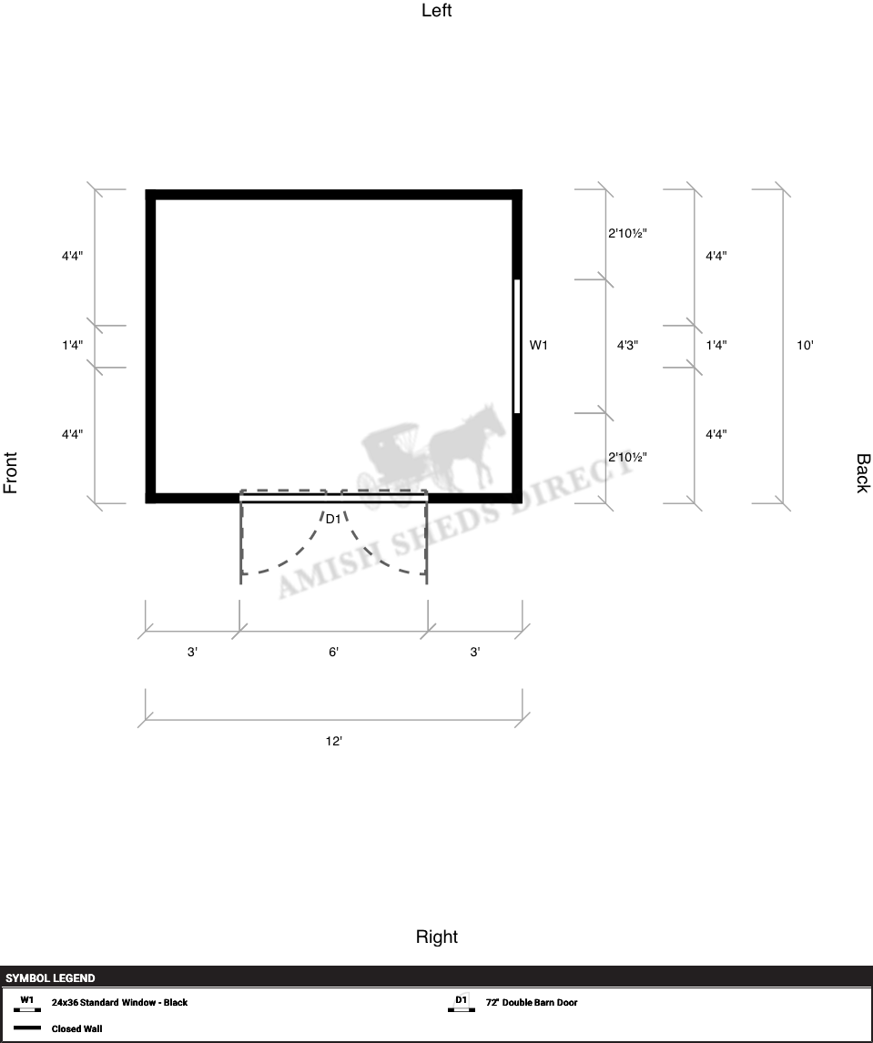 Amish Shed 10x12 - Image 2