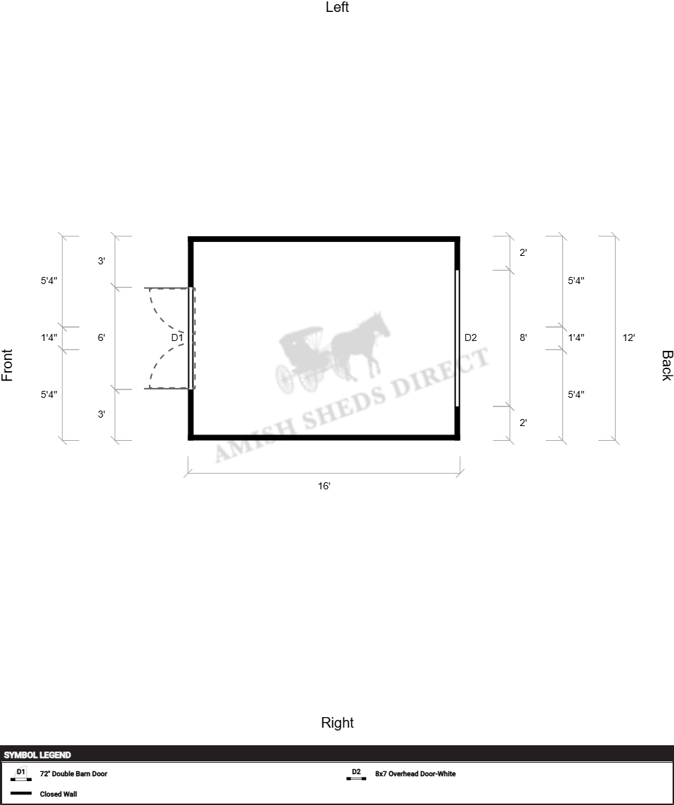 Amish Barn 12x16 - Image 2